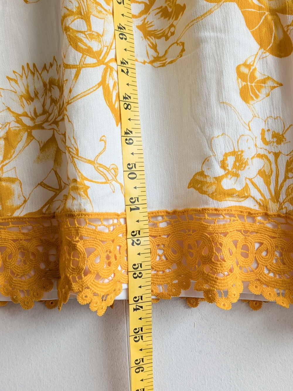 Lulu's White Maxi Dress with Yellow Floral Print - Picture 8 of 8